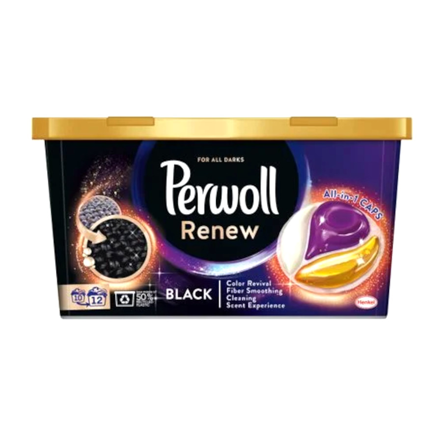 Капсули для прання Perwoll для темних та чорних речей 12 шт